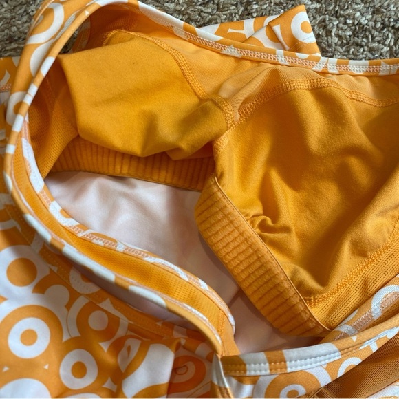 Nike Preformance Tennis Tank Top Racer Back Orange Womens Large Built In Bra - Picture 5 of 7